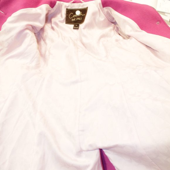 COACH PINK COAT - Picture 5 of 6